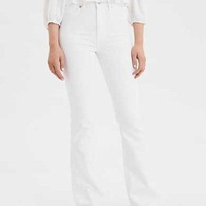 Seduction fashion white dress pant flare
